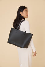 Load image into Gallery viewer, Black Large Tote - Raw
